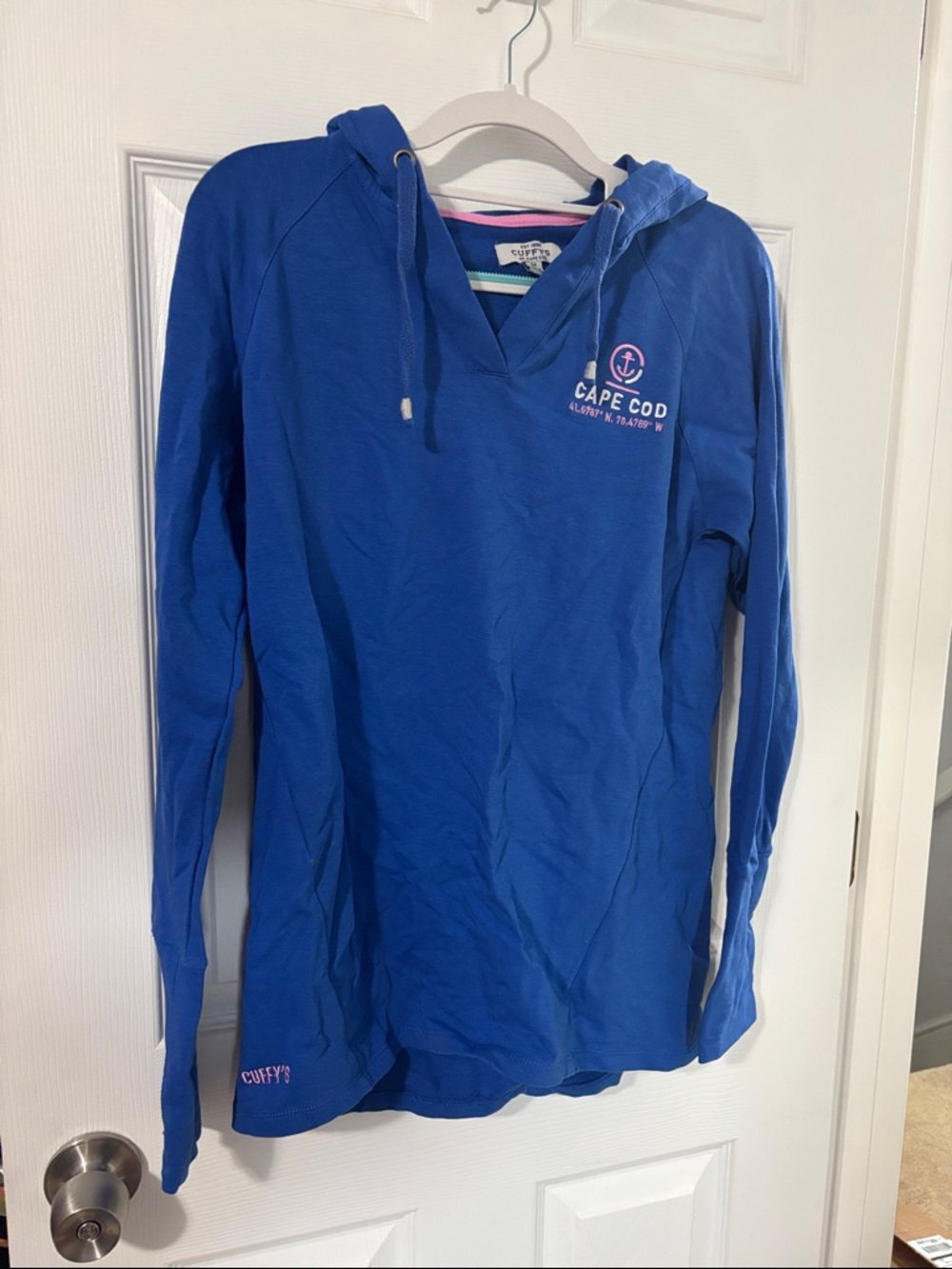 Cape Cod Women's Blue Hooded Sweatshirt - Cuffy's